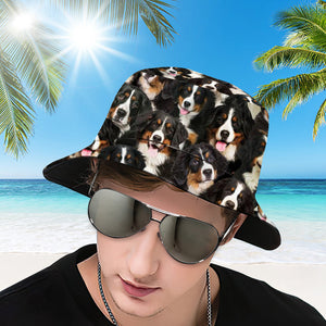 A Bunch Of Bernese Mountains Bucket Hat