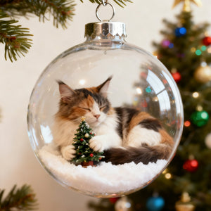 Cute Cat Christmas Ornaments