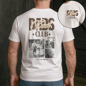 Cool Dad Club Custom Photo - Personalized Shirt