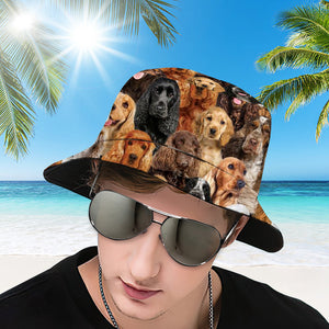A Bunch Of Cocker Spaniels Bucket Hat