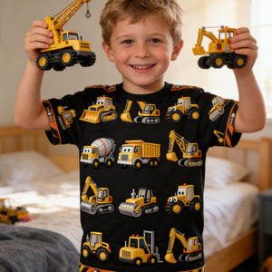 New Release-Construction Machines Kid T-Shirt