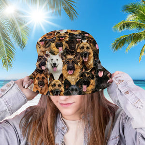 A Bunch Of German Shepherds Bucket Hat
