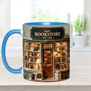 Love Books - Personalized Book Set Accent Mug