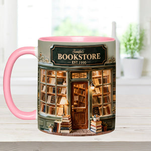 Love Books - Personalized Book Set Accent Mug