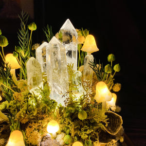 Enchanted Forest Mushroom Handmade Night Light-Fantasy Home Decor