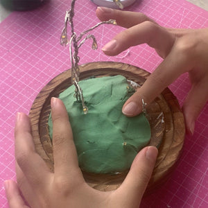 Lily of the Valley&Cat Handmade Night Light-Cute Home Decor