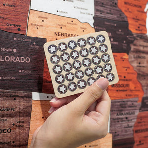 The United States Wooden Map Puzzle