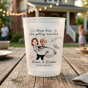 These Kids Are Getting Married Wedding Party Wedding Favors - Personalized Cups