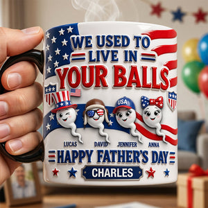 Personalized Creative Family Bond Mug - Gift For Dad Father's Day