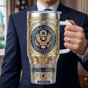 USA 250th Anniversary 40oz Tumbler – Gifts For Patriots