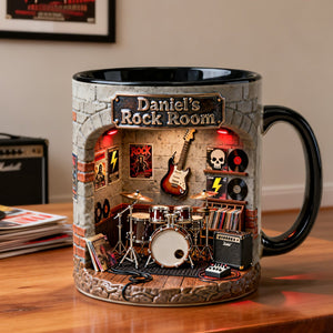 Born To Rock - Personalized Coffee Mug for Rock Fans