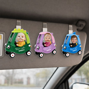 Personalized Drive Safe Daddy Acrylic Car Visor – Father's Day Gift For Dad