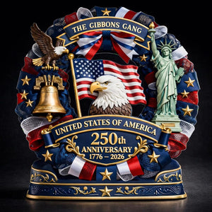 Personalized Eagle Acrylic Plaque - USA 250th Anniversary 1776-2026