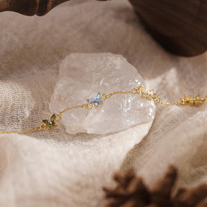 Personalized Butterfly Birthstone Bracelet - Gift For Her