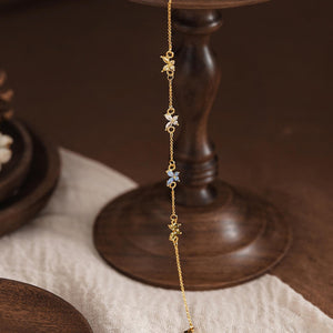 Personalized Butterfly Birthstone Bracelet - Gift For Her