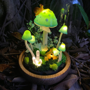 Enchanted Forest Mushroom Handmade Night Light