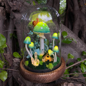 Enchanted Forest Mushroom Handmade Night Light