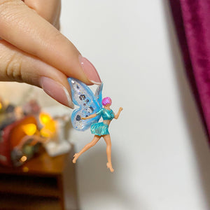 Magic Flying Fairy and Pond Handmade Mushroom Night Light