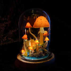 Ocean Fairy Mushroom Handmade Night Light
