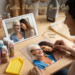 Custom Upload Photo Perler Bead Sets-Gift For Family/Couple/Mother