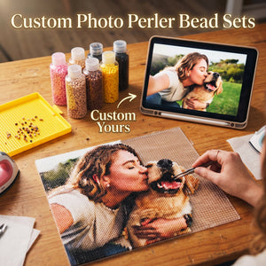 Custom Upload Photo Perler Bead Sets-Gift For Family/Couple/Mother
