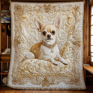 Chihuahua Quilted Blanket