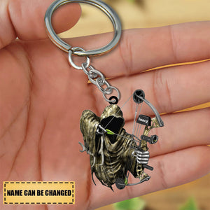 Personalized Death Archery Custom Shaped Archery Keychain