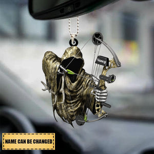 Personalized Death Archery Custom Shaped Archery hanging Ornament