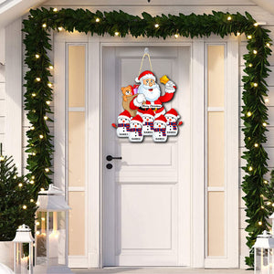 Personalized Santa Name Wooden Sign