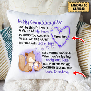 It's filled with Lots of Love - Personalized Pillow Case