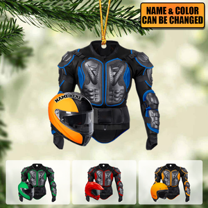 Sport Bike Gear Personalized Ornament - Gift For Bikers