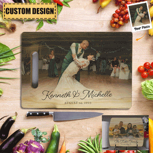 Personalized Cutting Board, Anniversary Gift for Him, Girlfriend Gift, Couple Gifts, Custom Cutting Board, Photo on Wood, Wood Cutting Board