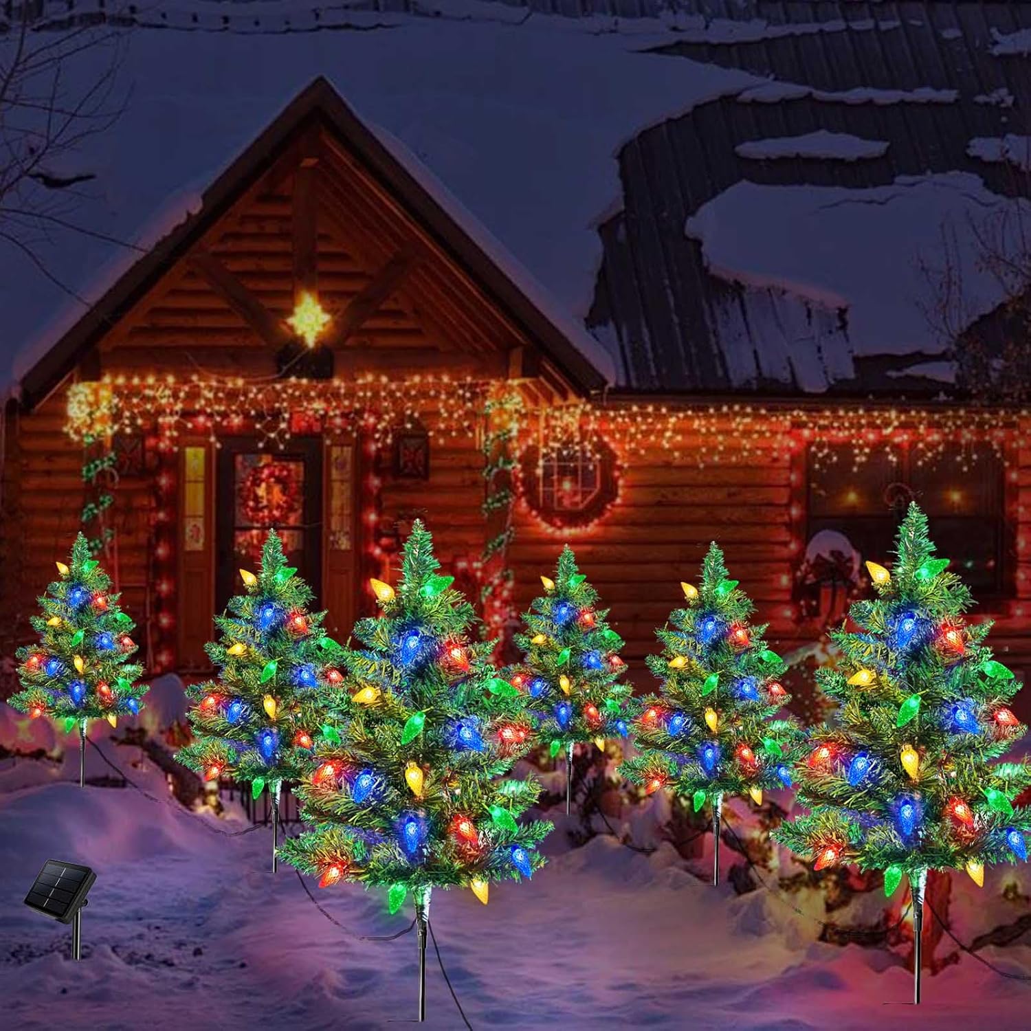 Solar-Powered Mini Christmas Tree🎄🎄