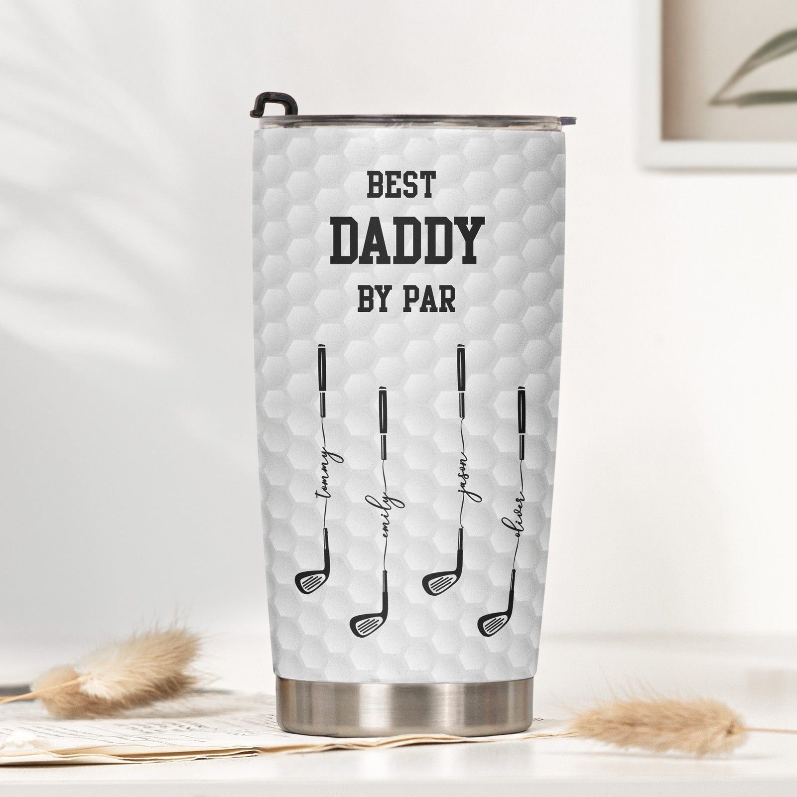 Father's Day Gifts, Best Dad By Par, Best Grandpa By Par - Personalized Tumbler