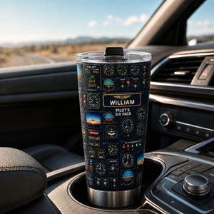 Six Packs of Pilots Tumbler Cup - Personalized Gifts For Pilots