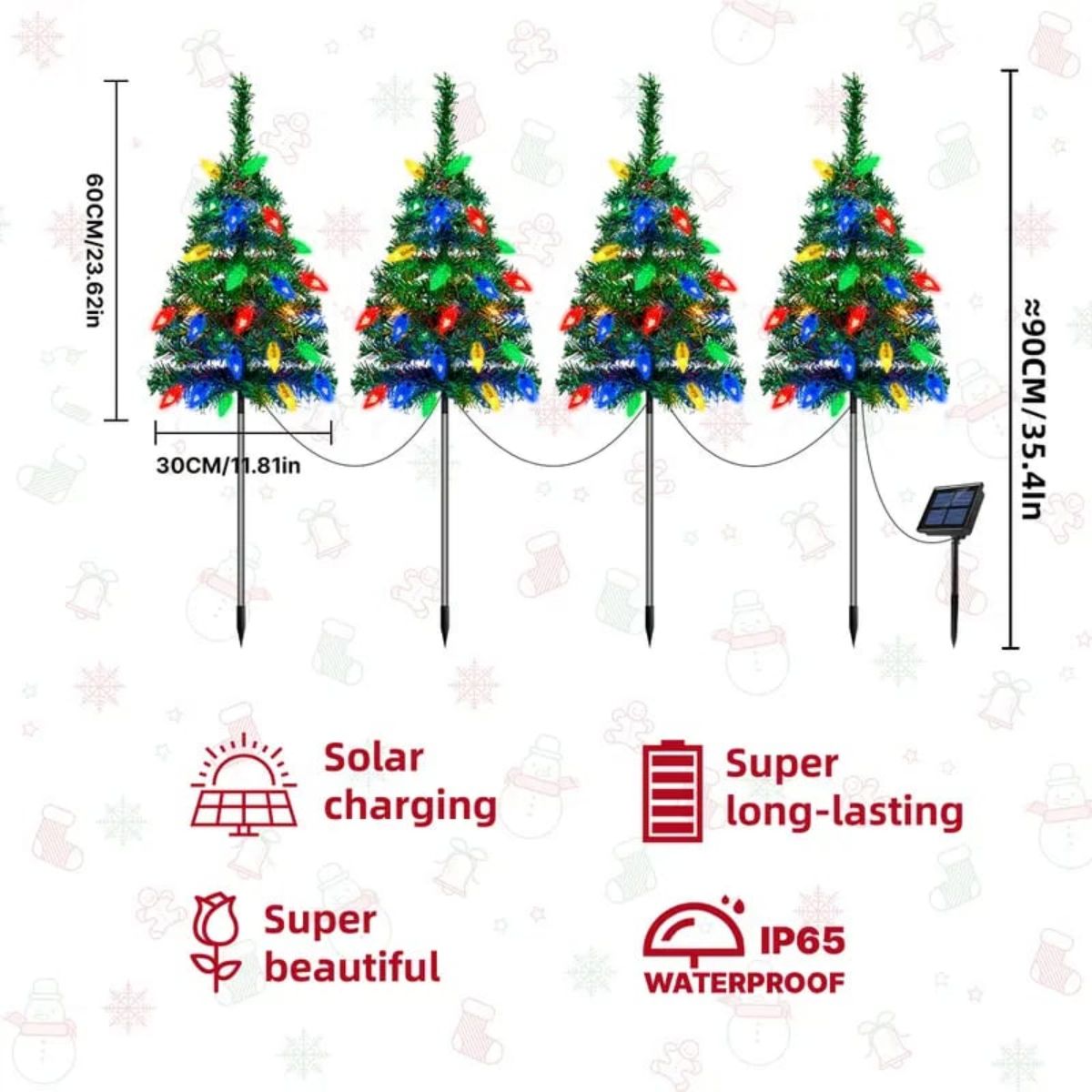 Solar-Powered Mini Christmas Tree🎄🎄