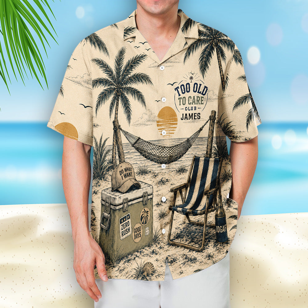 Not My Problem - Personalized Funny Hawaiian Shirt