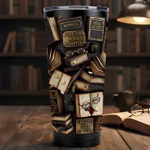 Reading Book Tumbler - Personalized Gifts For Book Lovers