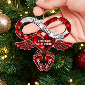 Your Love Still Rides Beside Me Every Day - Personalized Acrylic Ornament