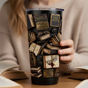 Reading Book Tumbler - Personalized Gifts For Book Lovers