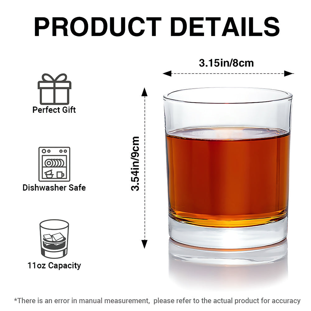 Legendary Golf Dad Round Glass - Personalized Gifts For Dads
