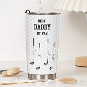 Father's Day Gifts, Best Dad By Par, Best Grandpa By Par - Personalized Tumbler