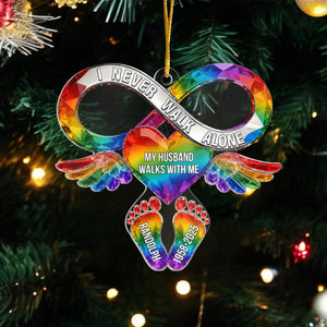 Your Love Still Rides Beside Me Every Day - Personalized Acrylic Ornament