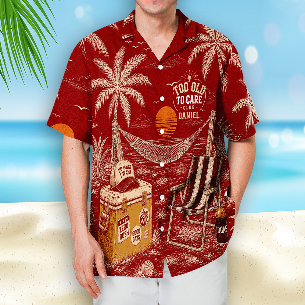 Not My Problem - Personalized Funny Hawaiian Shirt