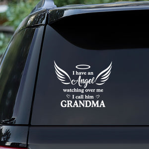 My Guardian Angel - Personalized Sticker