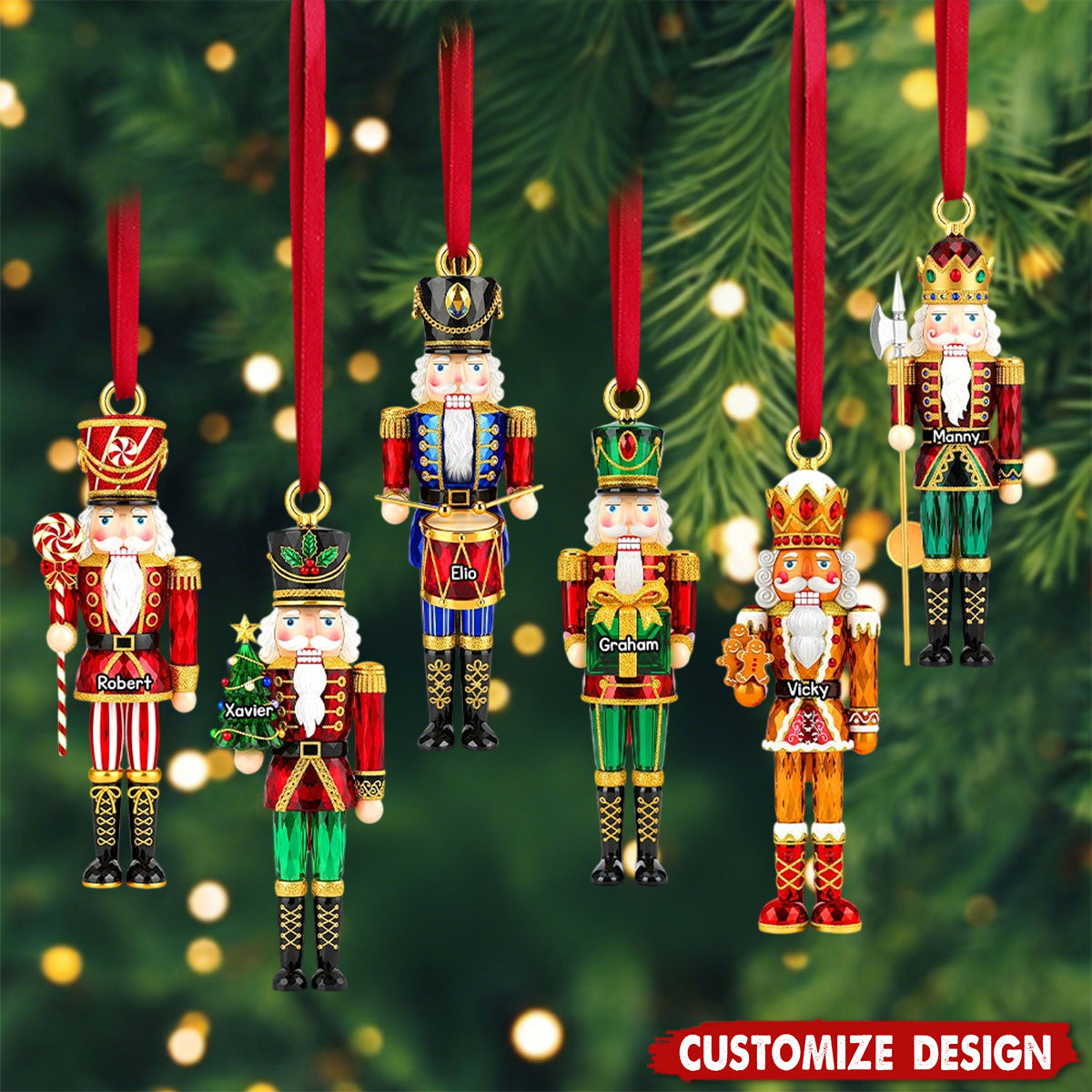 Personalized Nutcracker Christmas Ornament