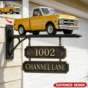 Personalized car photo themed doorplates
