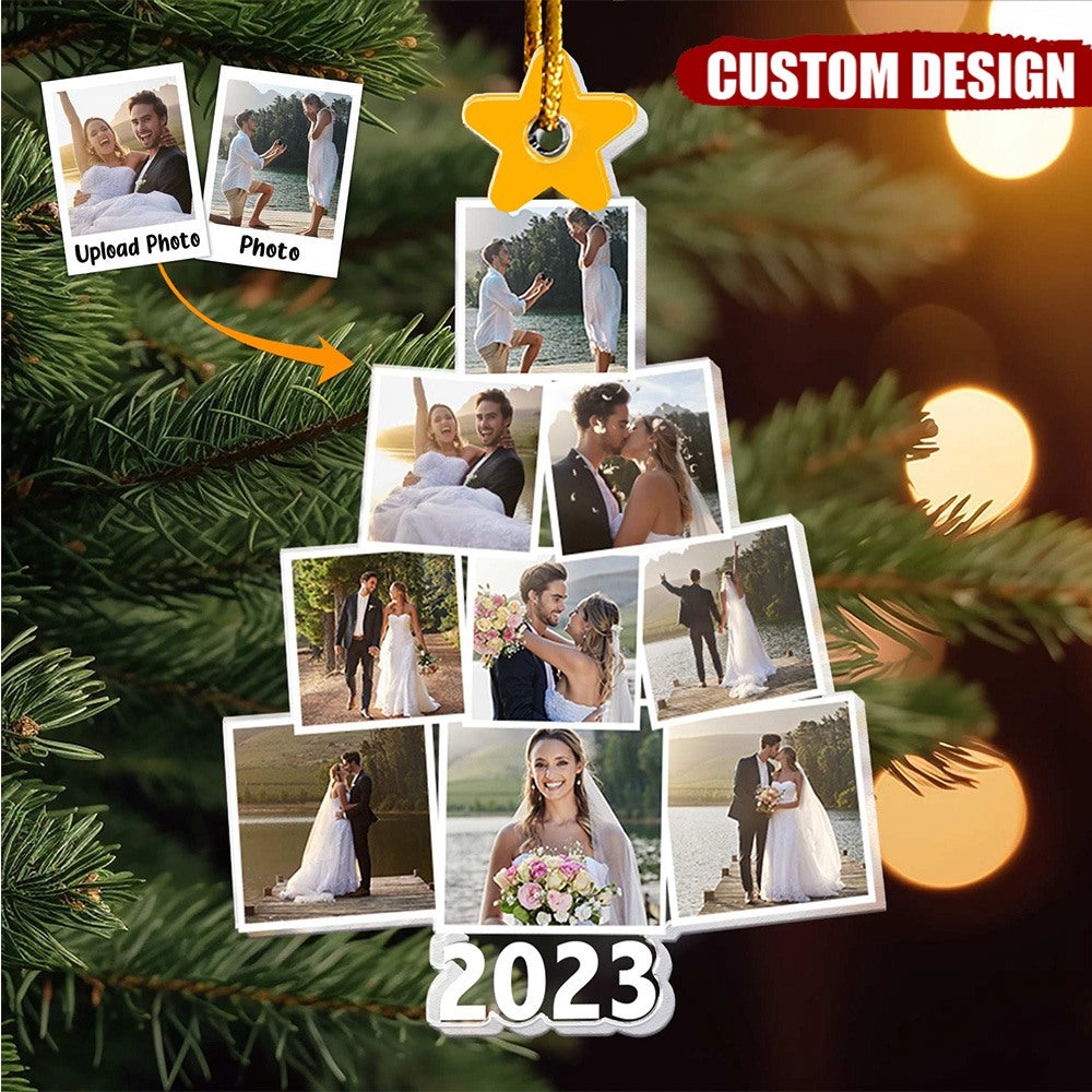 2023 New Release-Photo Tree Christmas Acrylic Ornament