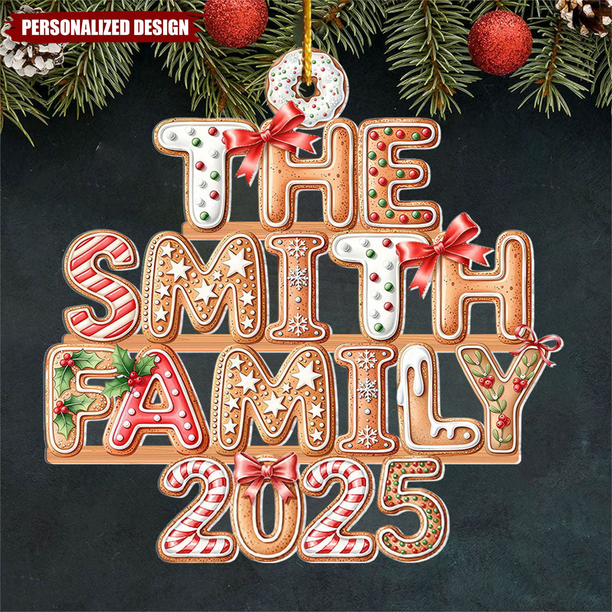 Personalized Family Christmas Ornament-Gift For Family