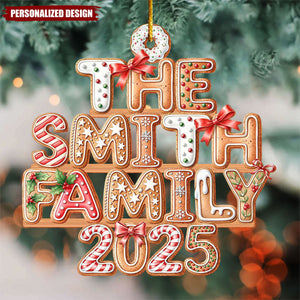 Personalized Family Christmas Ornament-Gift For Family